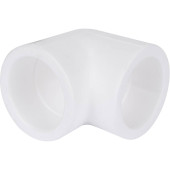 Угольник Kalde d=40 90* для полипропиленовых труб под сварку (цвет белый) (R.3212-elb-400000)