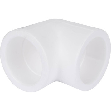 Угольник Kalde Россия d=40 90° для сварки полипропиленовых труб (белый)