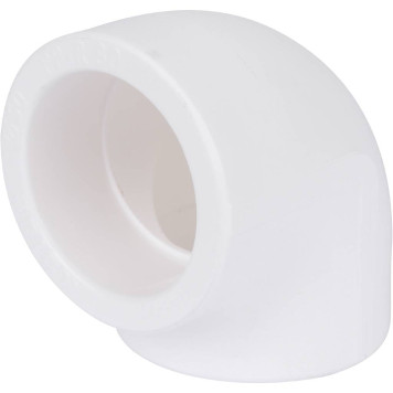 Угольник Kalde Россия d=50 90* для сварки полипропиленовых труб (белый)-1