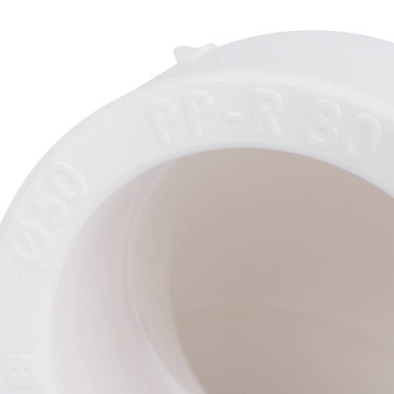 Угольник Kalde Россия d=50 90* для сварки полипропиленовых труб (белый)-4