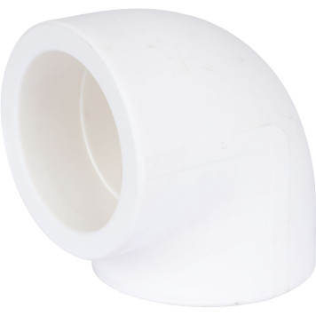 Угольник Kalde Россия d=63 90* для сварки полипропиленовых труб (белый)