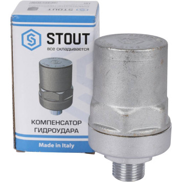 Компенсатор гидроудара STOUT SVS-1014-000015 наружной резьбы 1/2 дюйма с покрытием хром.-7