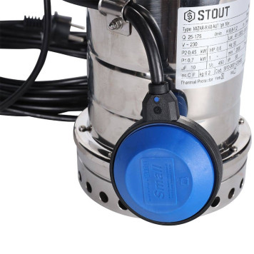 Насос дренажный STOUT с поплавком SPD-0001-200450 (SPD-0001-200450)-4