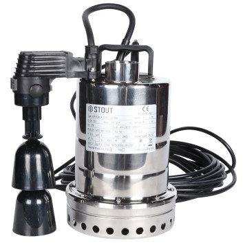 Насос дренажный STOUT с вертикальным поплавком SPD-0003-200250 (SPD-0003-200250)