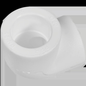 Угольник Pro Aqua d= 20 PP-R 90 градусов Белый (PA13008P)-1