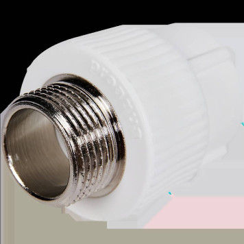 Муфта комбинированная Pro Aqua d= 25-3/4 PP-R НР Белая (PA23014P)-1