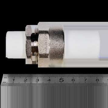 Соединение разъемное комбинированное Pro Aqua d=25-1 PP-R Белое (PA72010)-2