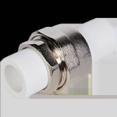Соединение разъемное комбинированное Pro Aqua d=32-1.1/4 PP-R Белое (PA72012)