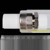 Соединение разъемное комбинированное Pro Aqua d=32-1.1/4 PP-R Белое (PA72012)