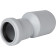 Переход эксцентрический канализационный бесшумный STOUT D 58 х 40 SKB-0013-005840 (SKB-0013-005840)