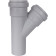 Тройник канализационный бесшумный STOUT D 58 x 58 / 45° SKB-0015-585845 (SKB-0015-585845)