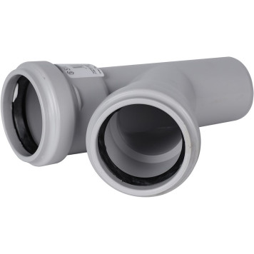 Тройник канализационный бесшумный STOUT D 58 x 58 / 45° SKB-0015-585845 (SKB-0015-585845)-2