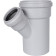Тройник канализационный бесшумный STOUT D 110 x 58 / 45° SKB-0015-115845 (SKB-0015-115845)
