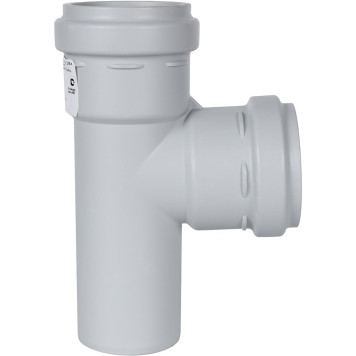 Тройник канализационный бесшумный STOUT D 58 x 58 / 87,5° SKB-0016-585887 (SKB-0016-585887)-2