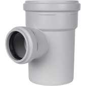 Тройник канализационный бесшумный STOUT D 110 x 58 / 87,5° SKB-0016-115887 (SKB-0016-115887)
