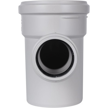 Тройник канализационный бесшумный STOUT D 110 x 58 / 87,5° SKB-0016-115887 (SKB-0016-115887)-1
