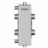 Гидравлический разделитель GIDRUSS GRSS-100-32 (нерж., до 100 кВт, G 1, сечение корпуса 100х100x3 мм) (12 00100 05)