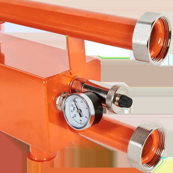 Гидравлическая стрелка ROMMER с накидными гайками 1 1/2 3,0 м3/час (RDG-1015-004003)-3