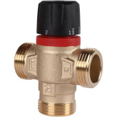 ROMMER RVM-0231-254325 Термостатический смесительный клапан для систем отопления и ГВС 1  НР 20-43°С KV 2,5 (боковое смешивание) (RVM-0231-254325)