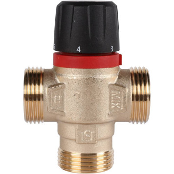 ROMMER RVM-0232-256025 Термостатический смесительный клапан для систем отопления и ГВС 1  НР 35-60°С KV 2,5 (боковое смешивание) (RVM-0232-256025)-3