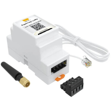 Адаптер для датчиков Ectocontrol LoRa, DIN, RS485 (Modbus) (ec01096)-1
