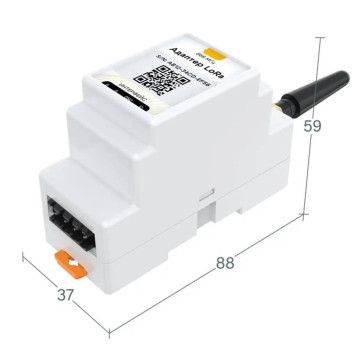 Адаптер для датчиков Ectocontrol LoRa, DIN, RS485 (Modbus) (ec01096)-8