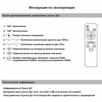 Потолочная люстра 09502-0.3-2+2 WH-4