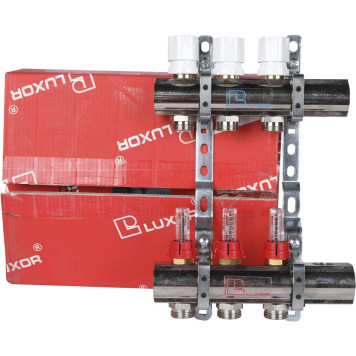 Коллектор Luxor CD 477/3 с расходомерами-5