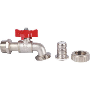 Шаровой сливной кран Itap 168 3/4 GAR с латунным штуцером и ручкой-бабочкой-7