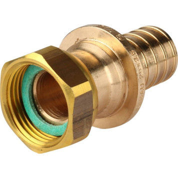 Фитинги REHAU RAUTITAN Переходник 25-G 3/4 RX+ для труб из сшитого полиэтилена аксиальный с накидной гайкой-1