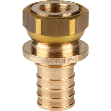 Фитинги REHAU RAUTITAN Переходник 25-G 3/4 RX+ для труб из сшитого полиэтилена аксиальный с накидной гайкой-4