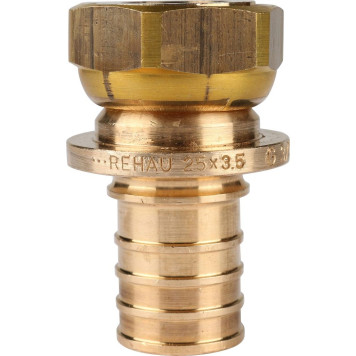 Фитинги REHAU RAUTITAN Переходник 25-G 3/4 RX+ для труб из сшитого полиэтилена аксиальный с накидной гайкой-7