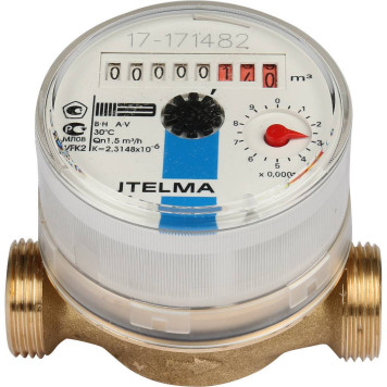 Счетчик воды ITELMA WFK20.D080 (49548) для холодной воды, Ду=15 мм, L=80 мм-2