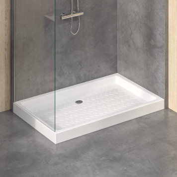 Поддон для душа прямоугольный керамический RGW CR 700x1400-7
