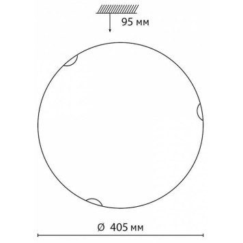 Накладной светильник Sonex Ammonite 7602/DL-4