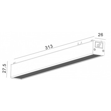 Накладной светильник SWG PRO SLIM DL-SLIM-DFWH-12-CCT-4