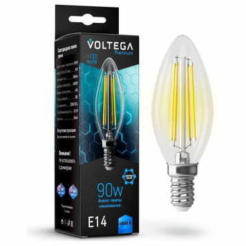 Лампа светодиодная Voltega Candle 9W Graphene 7135-1