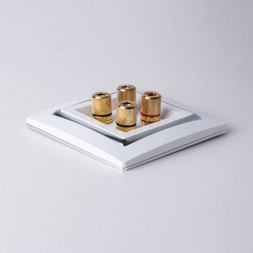 Розетка акустическая без рамки Werkel Белый a051376-1