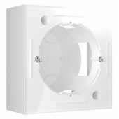 Короб накладной для розетки Werkel белый W8000001