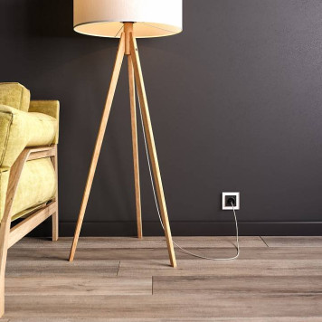 Розетка с заземлением и с шторками, без рамки с Wi-Fi Werkel черный матовый W1171608-2