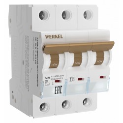Автоматический выключатель 3P Werkel Автоматические выключатели W903P104