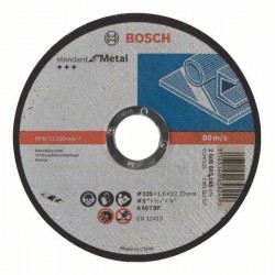 Отрезной диск Standard for Metal 125x1,6 мм (2608603165)