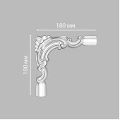 Угол DECOMASTER DP-8032C (180*180*25мм)