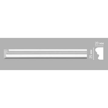 Молдинг гладкий DECOMASTER 97199 (25х20х2400мм)