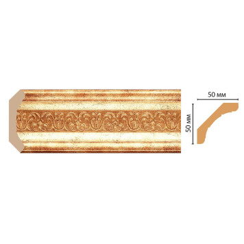 Плинтус потолочный DECOMASTER 167-126 (48*48*2400мм)