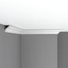 Плинтус потолочный гладкий DECOMASTER 96118F гибкий (50*50*2400мм)