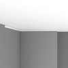 Плинтус потолочный гладкий DECOMASTER 96240 (16*16*2400мм)