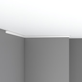 Плинтус потолочный гладкий DECOMASTER 96240 (16*16*2400мм)