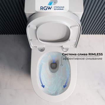 Высокий унитаз с бачком напольный RGW SW-03-7