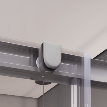 Душевой уголок квадратный, раздвижной у угла - TN-206-J 900x900-2